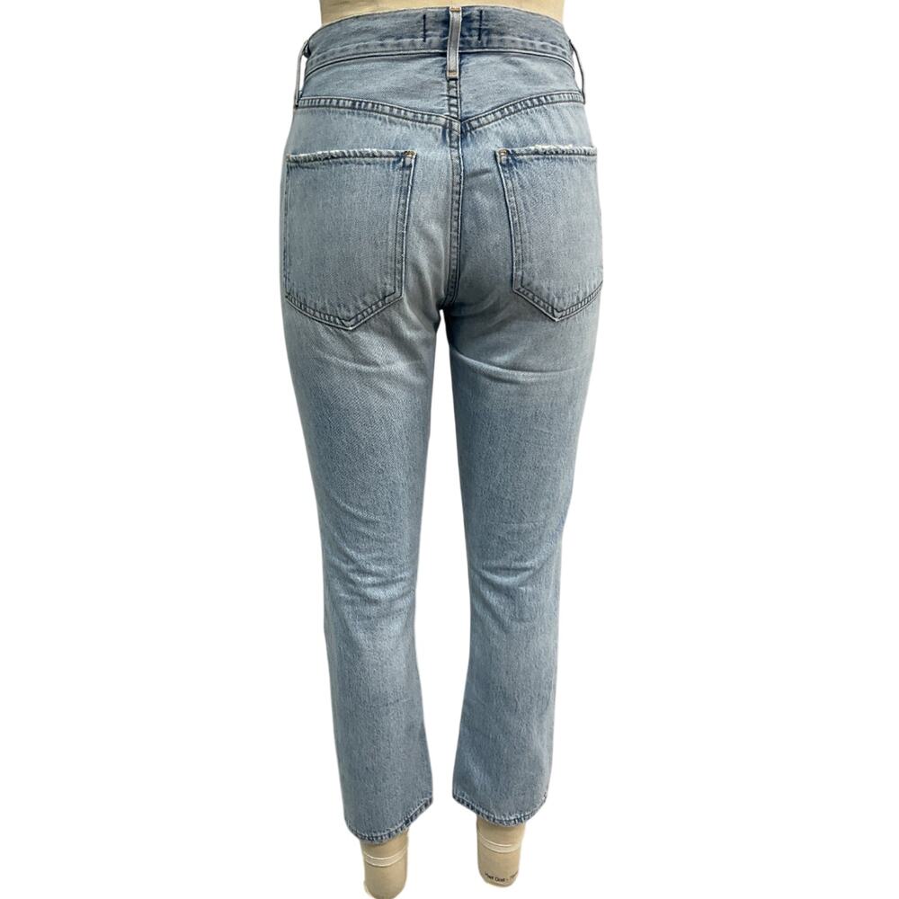 Agolde Distressed Clear Skies Riley Denim Jeans Size 25 - Picture 3 of 7